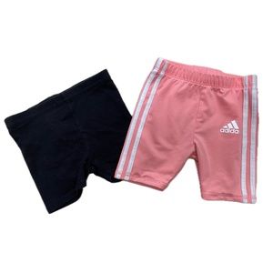 12 Months Adidas Pink Biker shorts Bundle of 2 Set